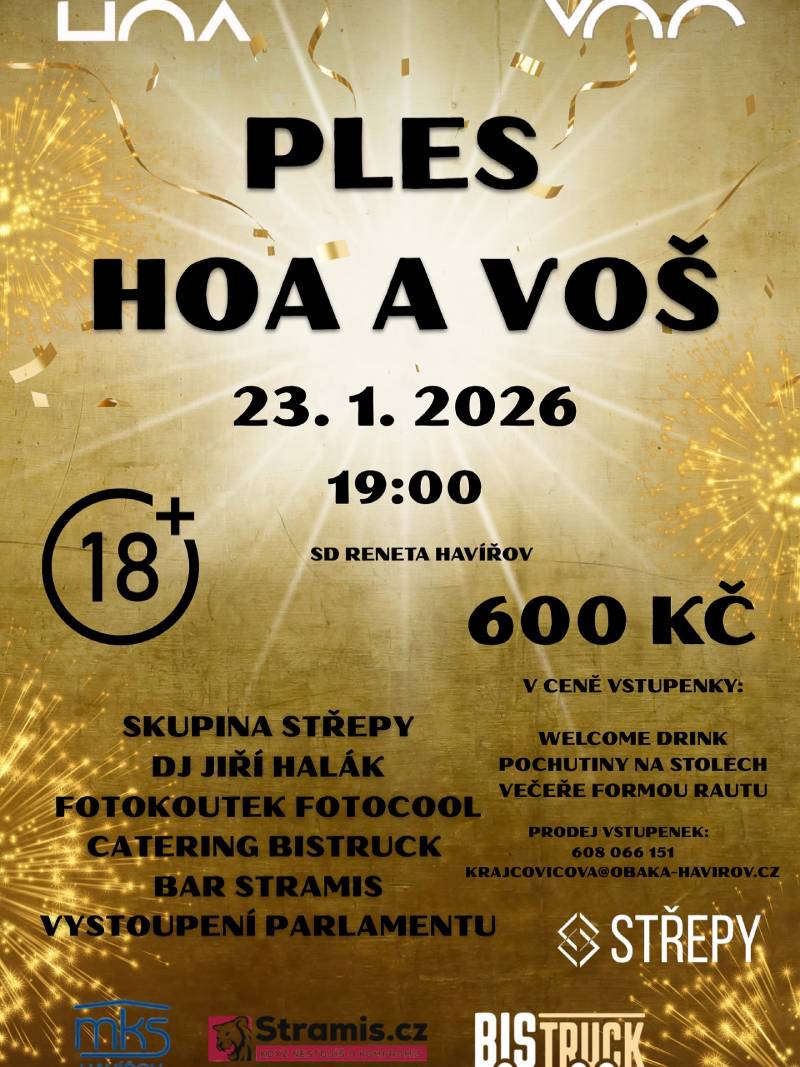 Pozvání na akci - Ples Hoa a Voš