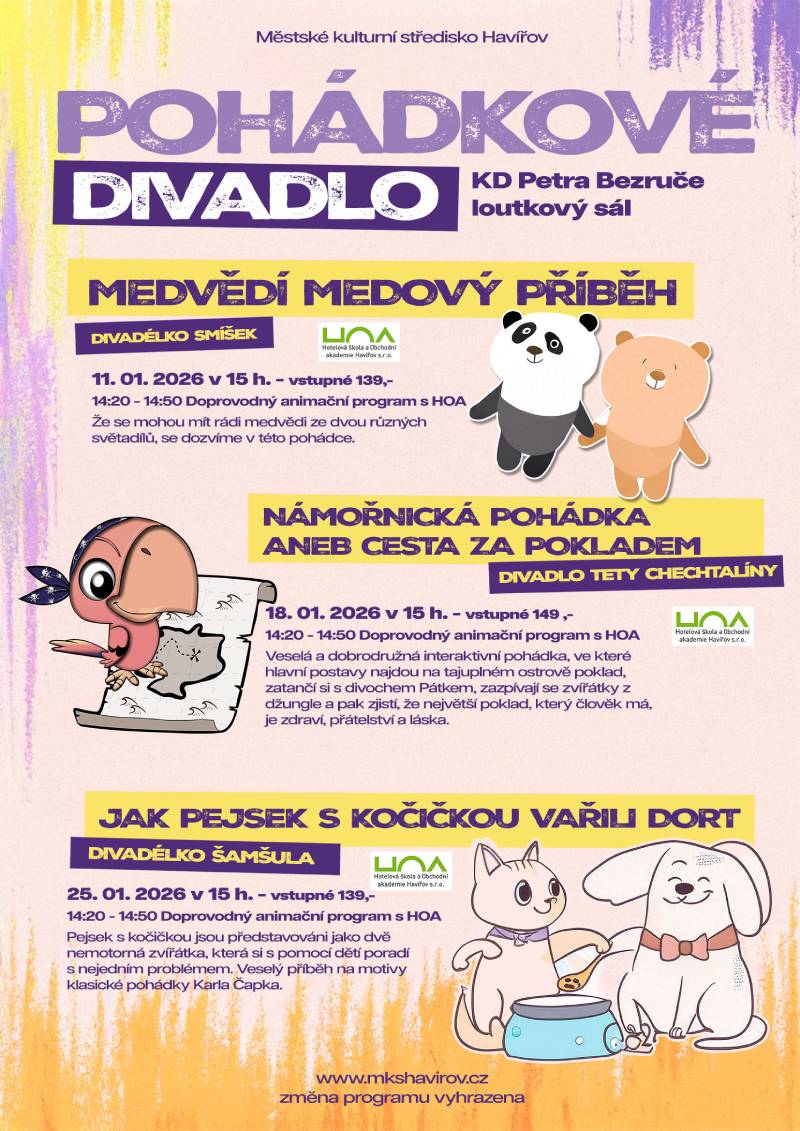 Pozvání na akci - Pohádkové divadlo