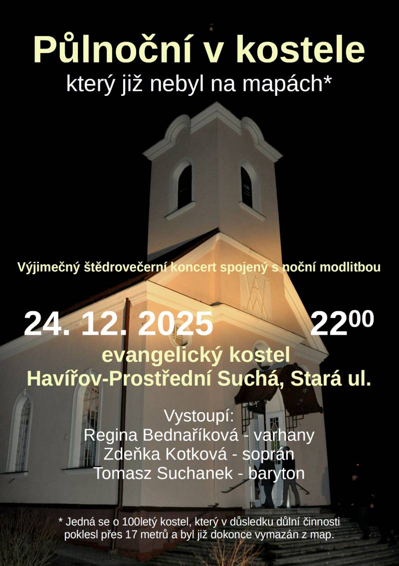 Pozvání na akci - Půlnoční v kostele