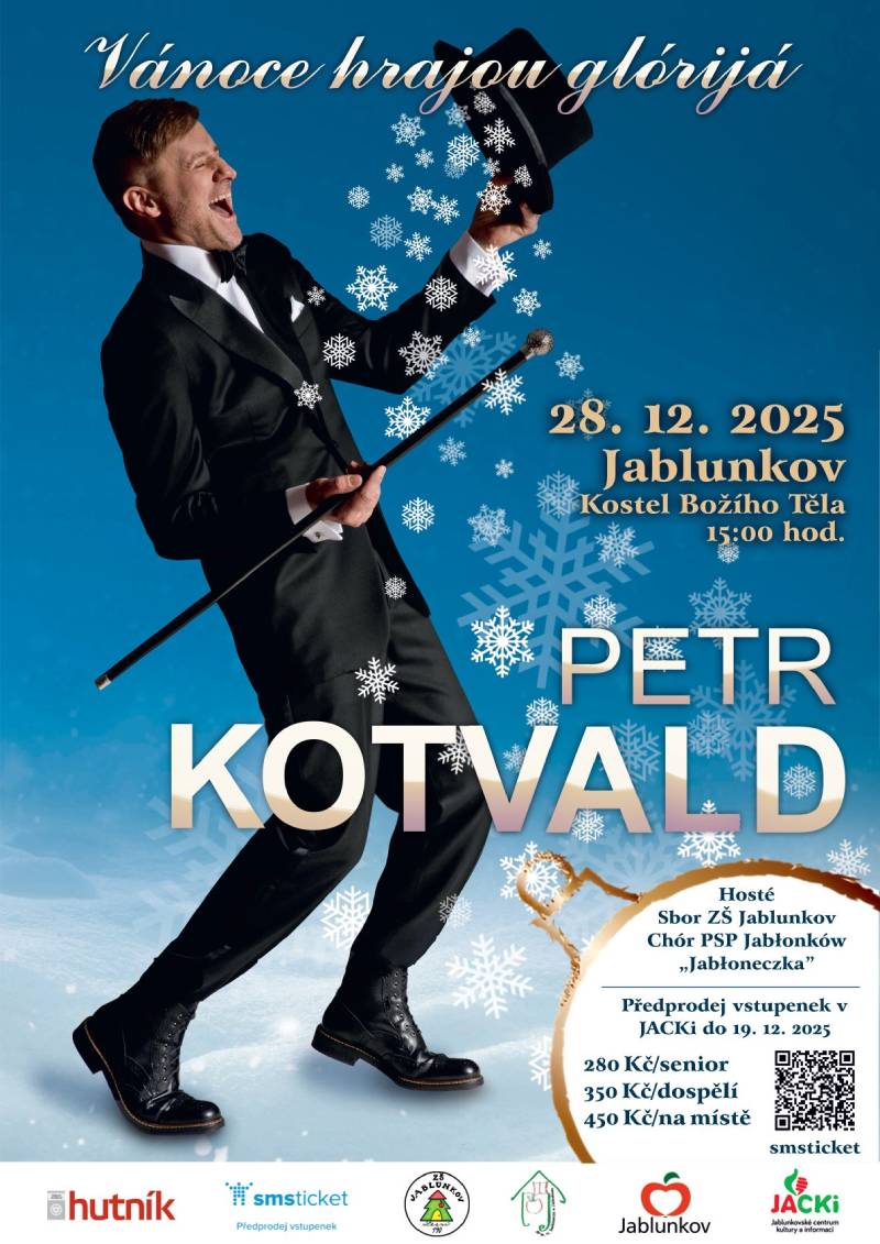 Pozvání na akci - Vánoce hrajou glórijá