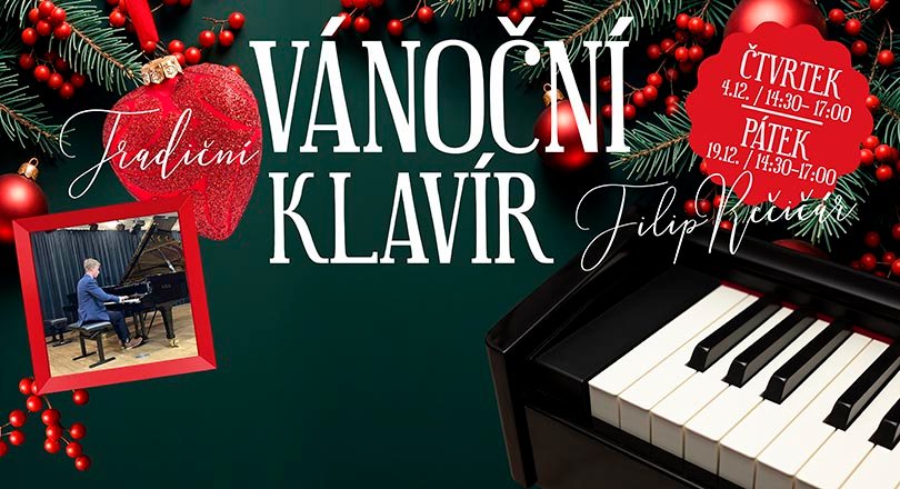 Pozvání na akci - Tradiční vánoční klavír