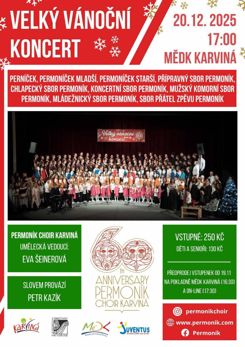 Pozvání na akci - Velký vánoční koncert