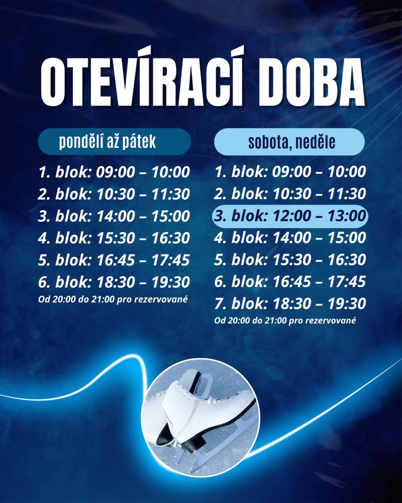 Pozvání na akci - Venkovní kluziště