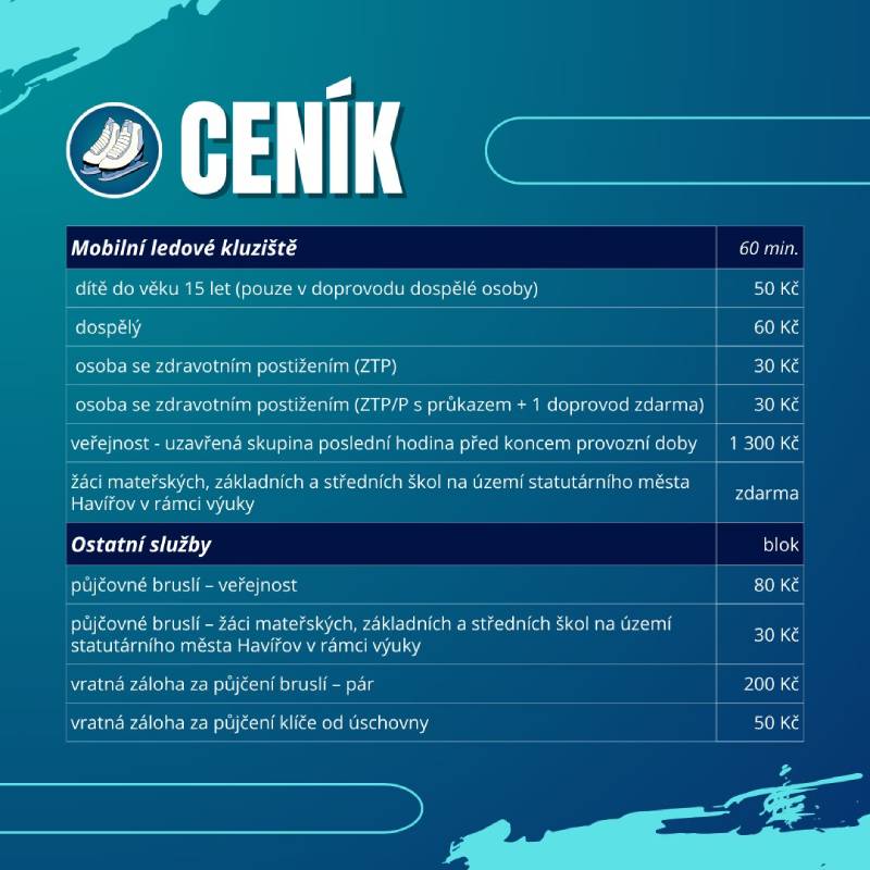 Pozvání na akci - Venkovní kluziště