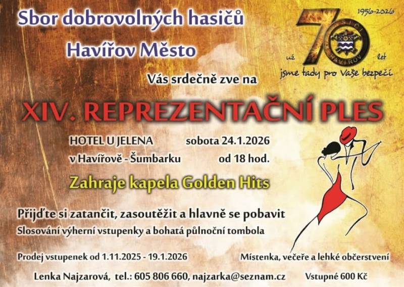 Pozvání na akci - 14. Reprezentační ples