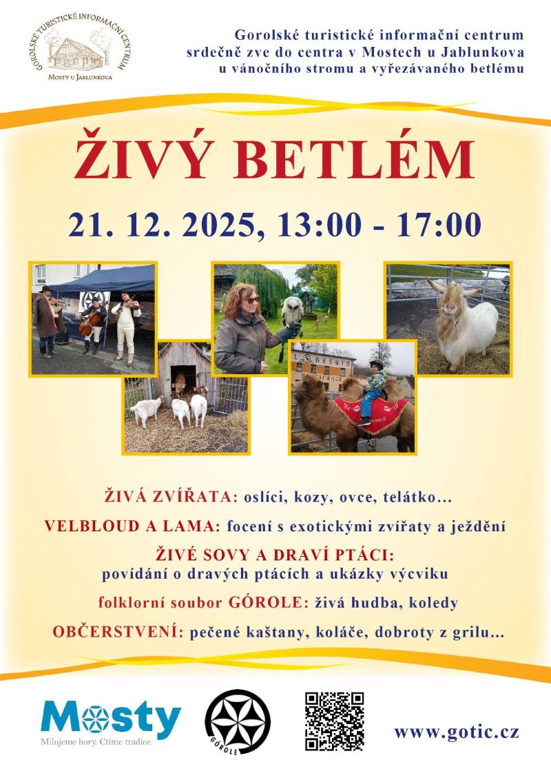 Pozvání na akci - Živý betlém