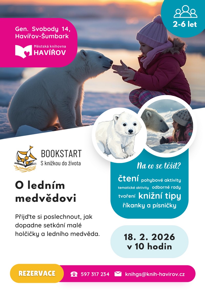 Pozvání na akci - Bookstart : O ledním medvědovi