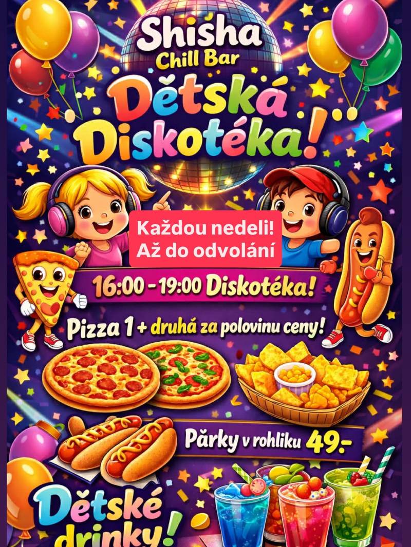 Pozvání na akci - Dětská diskotéka!