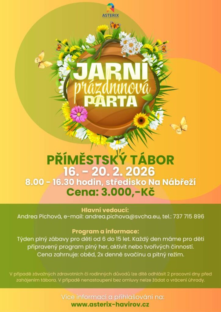 Pozvání na akci - Jarní prázdninová parta