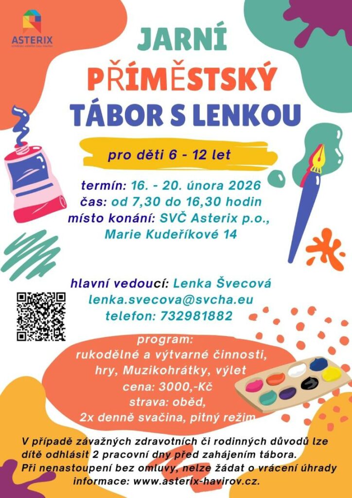 Pozvání na akci - Jarní příměstský tábor