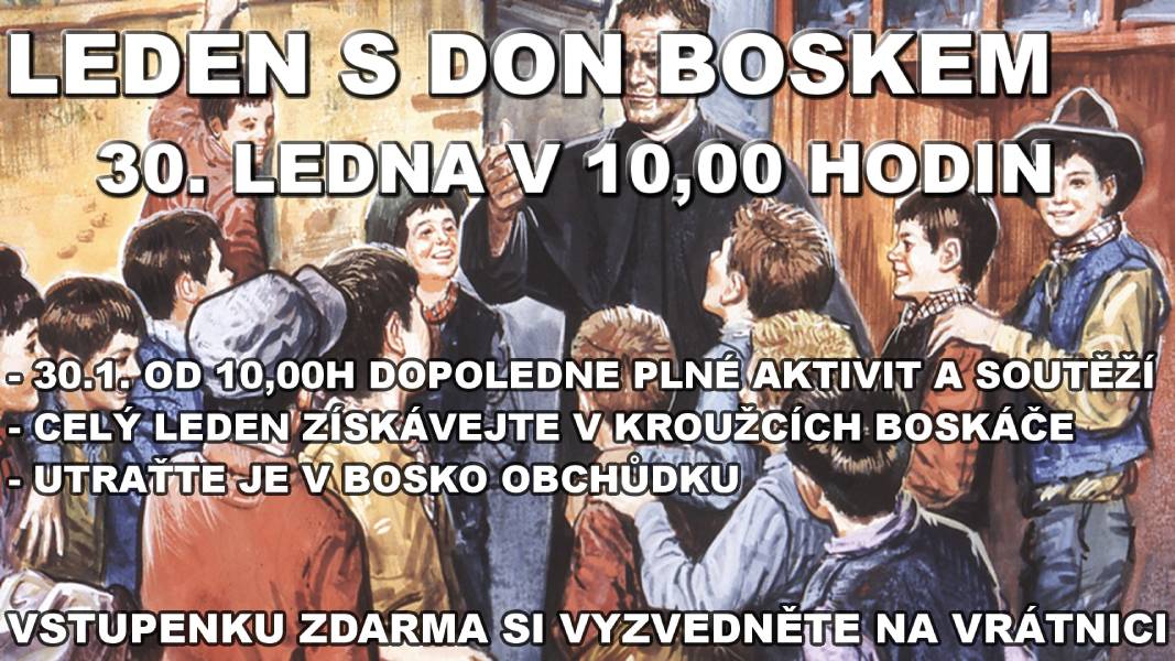 Pozvání na akci - Leden s Don Boskem