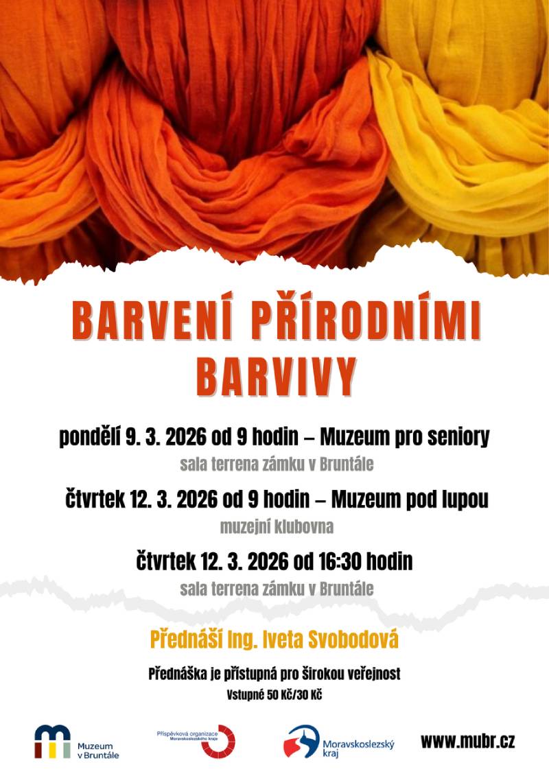 Pozvání na akci - Barvení přírodními barvivy