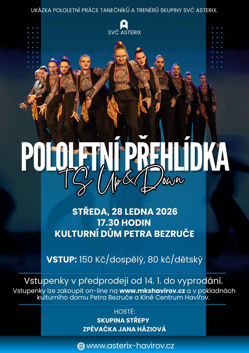 Pozvání na akci - Pololetní přehlídka