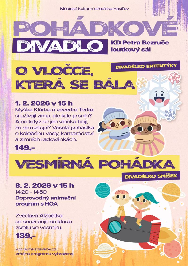 Pozvání na akci - Pohádkové divadlo