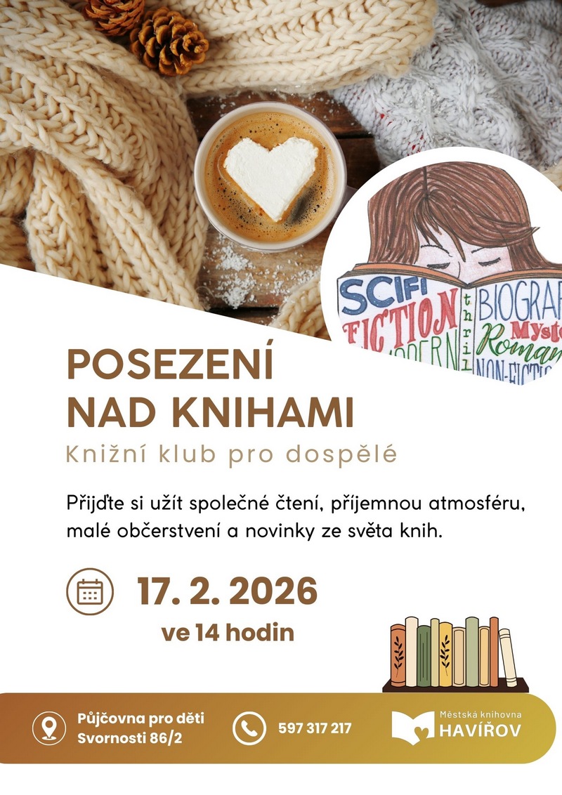 Pozvání na akci - Posezení nad knihami