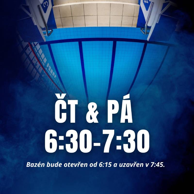 Pozvání na akci - Ranní plavání