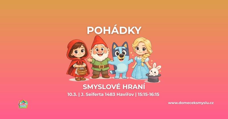 Pozvání na akci - Smyslové hraní