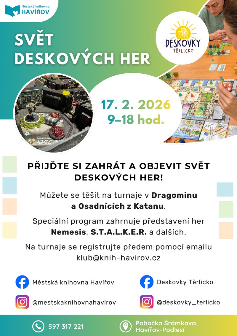 Pozvání na akci - Svět deskových her