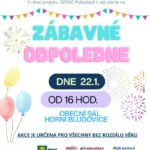 Pozvání na akci - Zábavné odpoledne