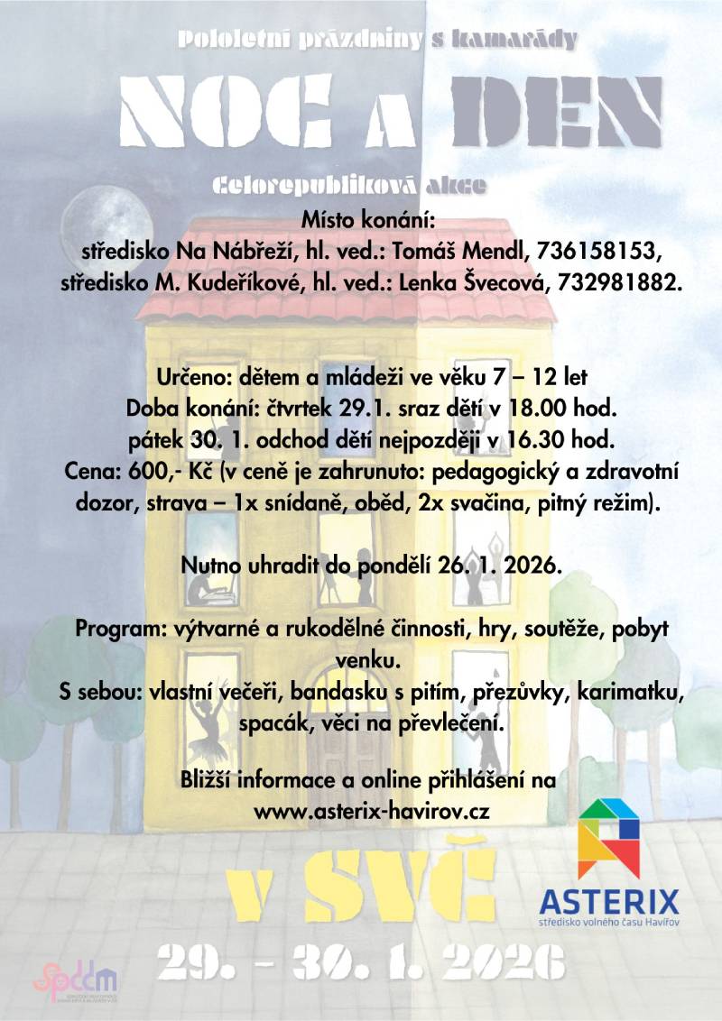 Pozvání na akci - Noc a den