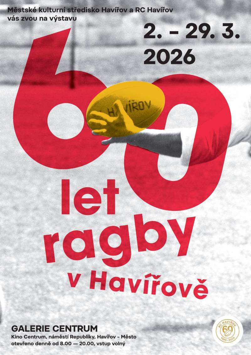 Pozvání na akci - Výstava - 60 let ragby v Havířově