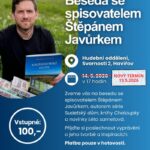 Pozvání na akci - Beseda se spisovatelem Štěpánem Javůrkem