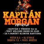 Pozvání na akci - Kapitán Morgan weekend