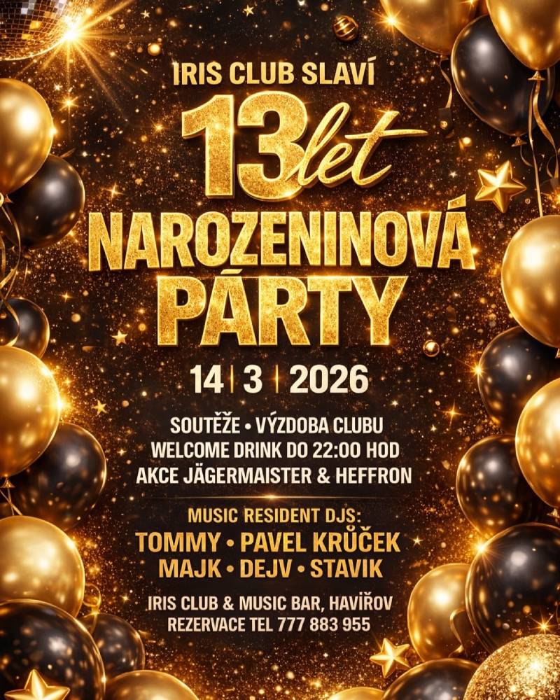 Pozvání na akci - Narozeninová párty