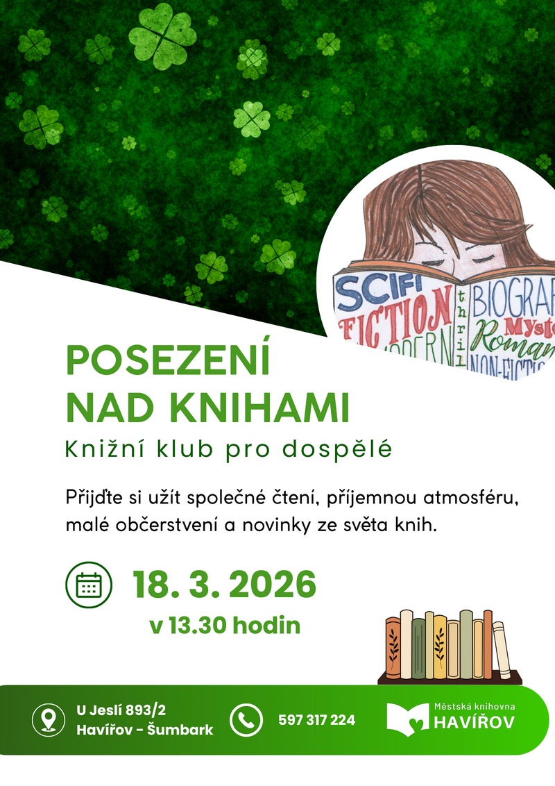 Pozvání na akci - Posezení nad knihami