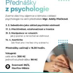Pozvání na akci - Přednášky z psychologie