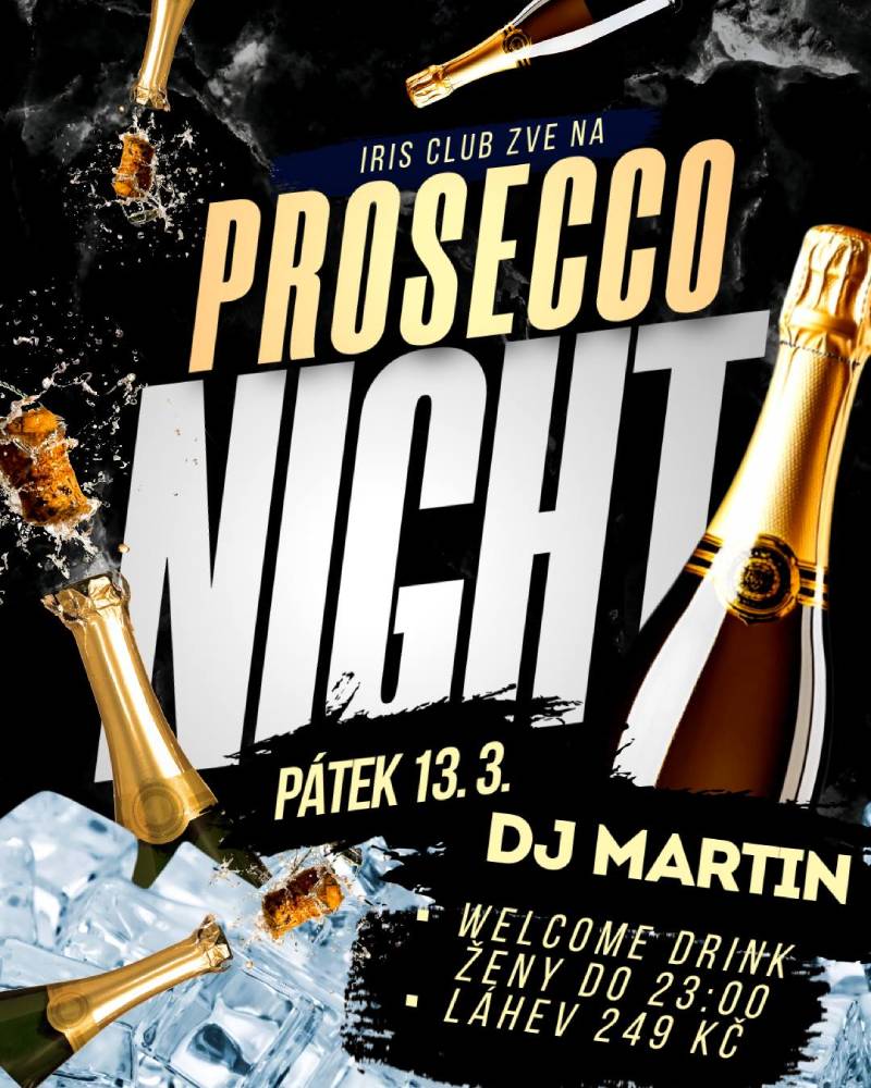 Pozvání na akci - Prosecco night
