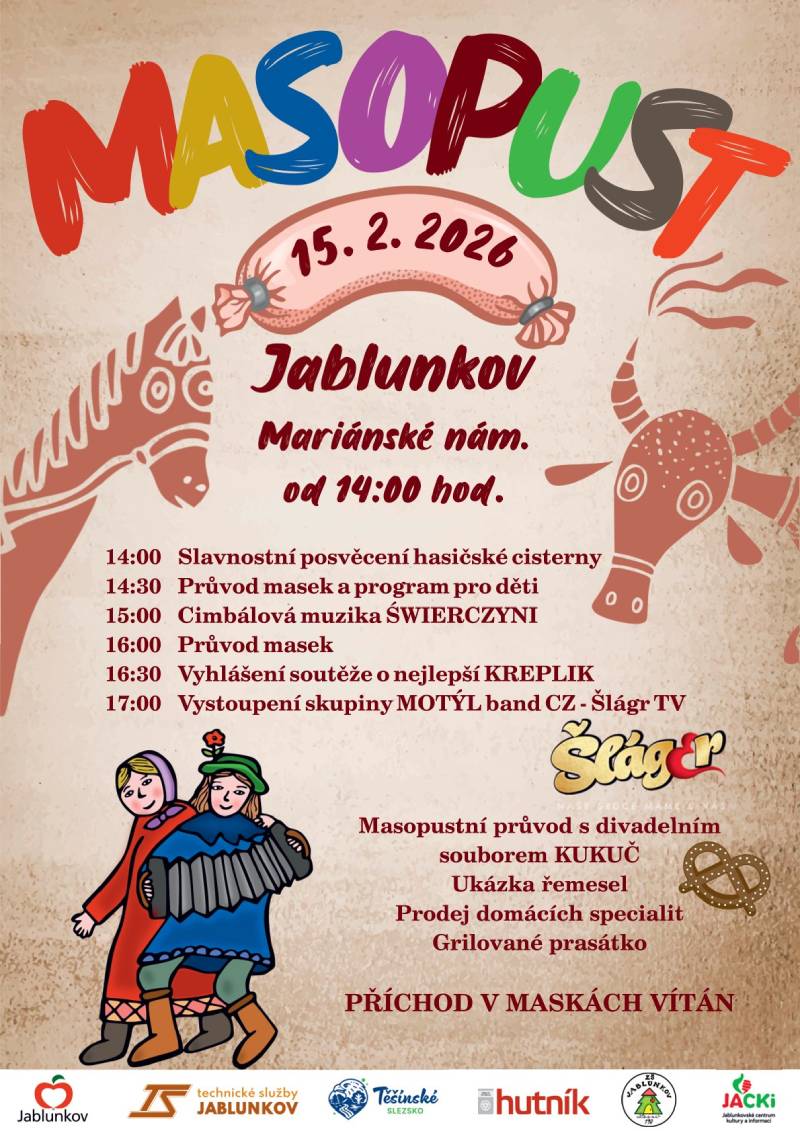 Pozvání na akci - Masopust
