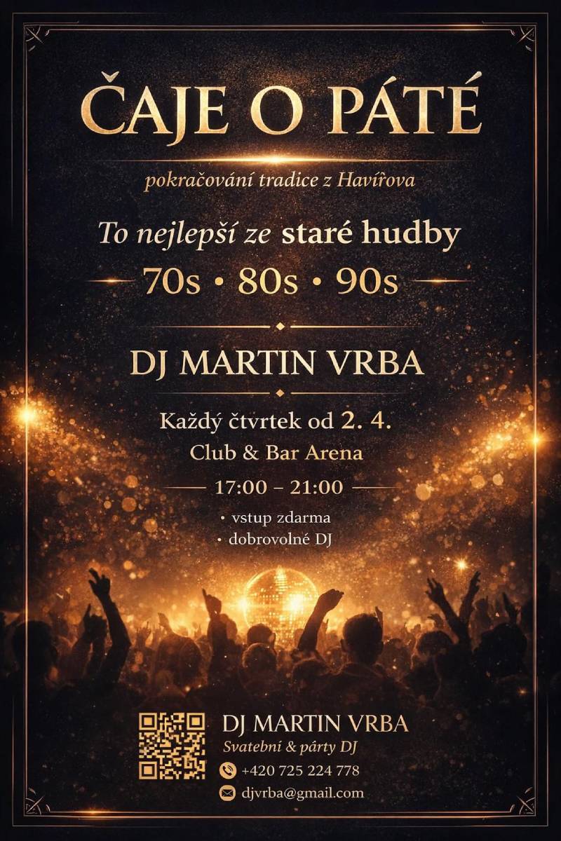 Pozvání na akci - Čaje o páté
