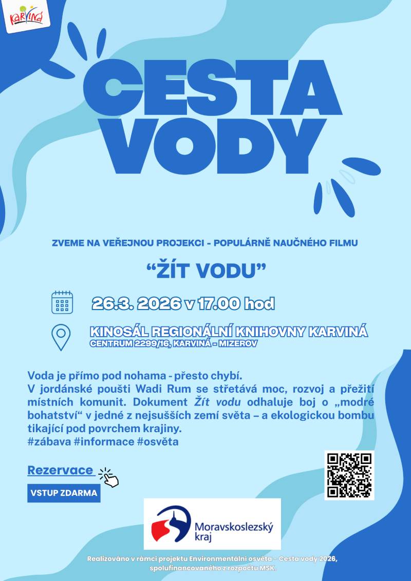 Pozvání na akci - Cesta vody