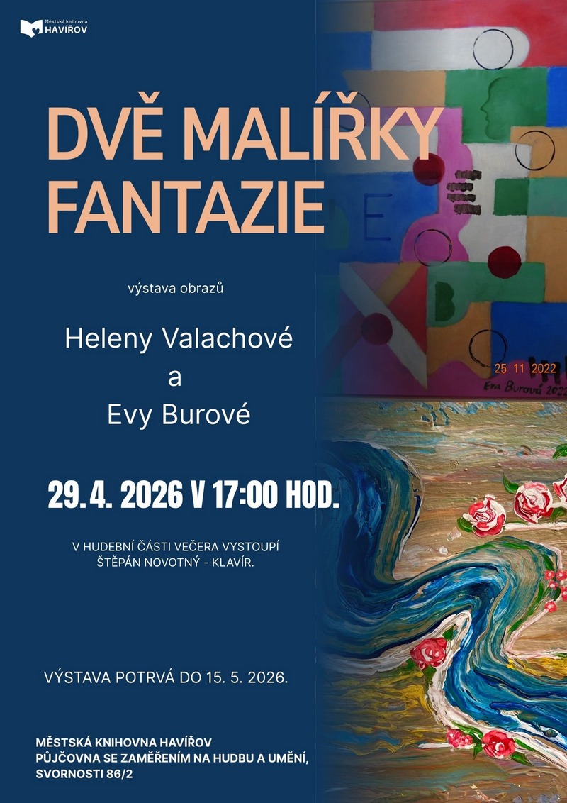 Pozvání na akci - Dvě malířky fantazie