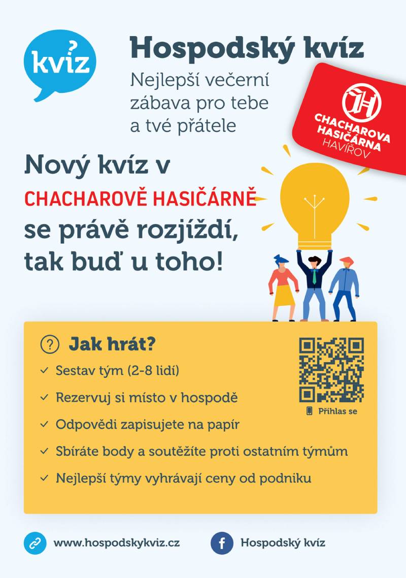 Pozvání na akci - Hospodský kvíz