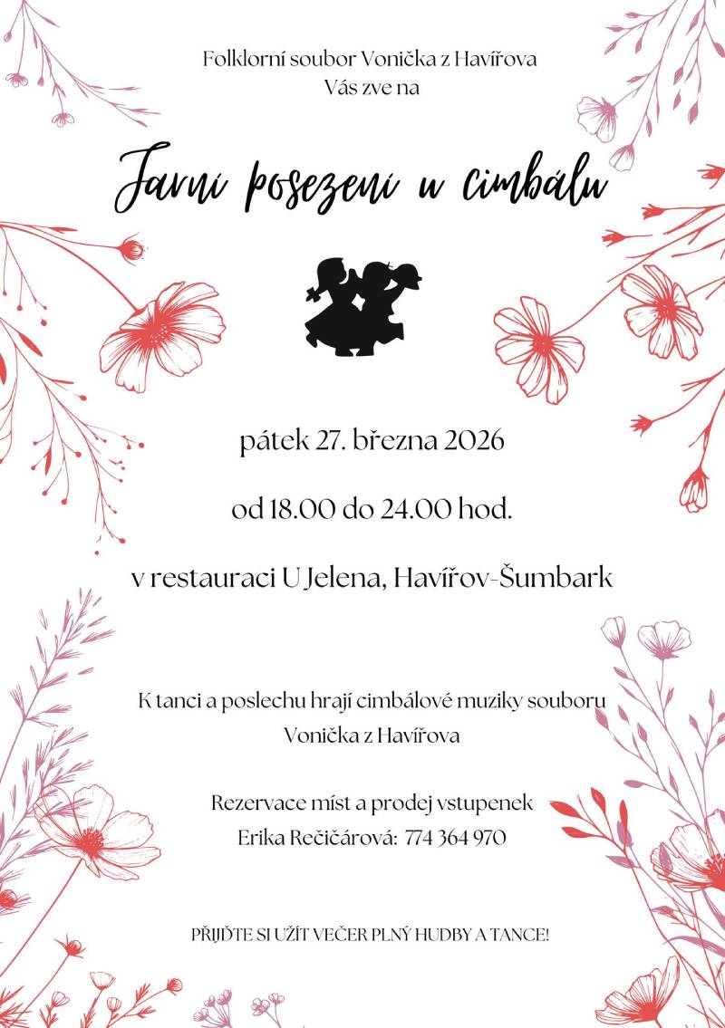 Pozvání na akci - Jarní posezení u cimálu