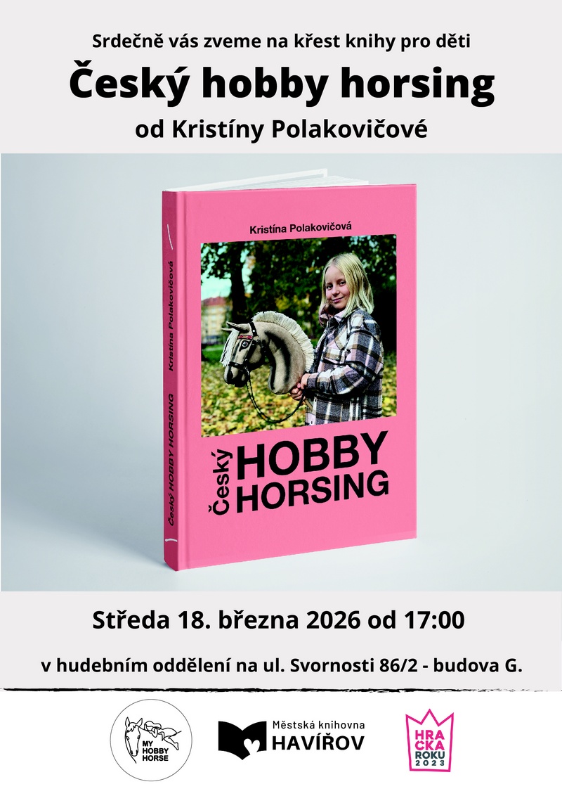 Pozvání na akci - Křest knihy pro děti - Český Hobby Horsing