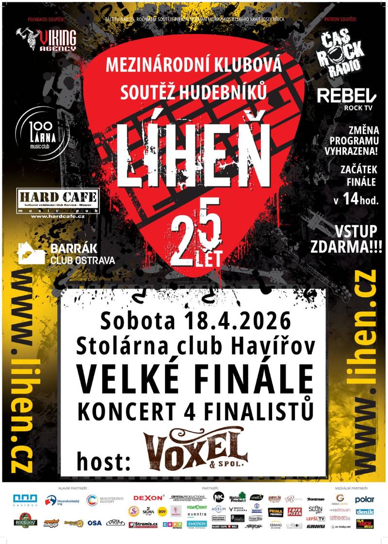 Pozvání na akci - Velké finále 25 ročníku líheň