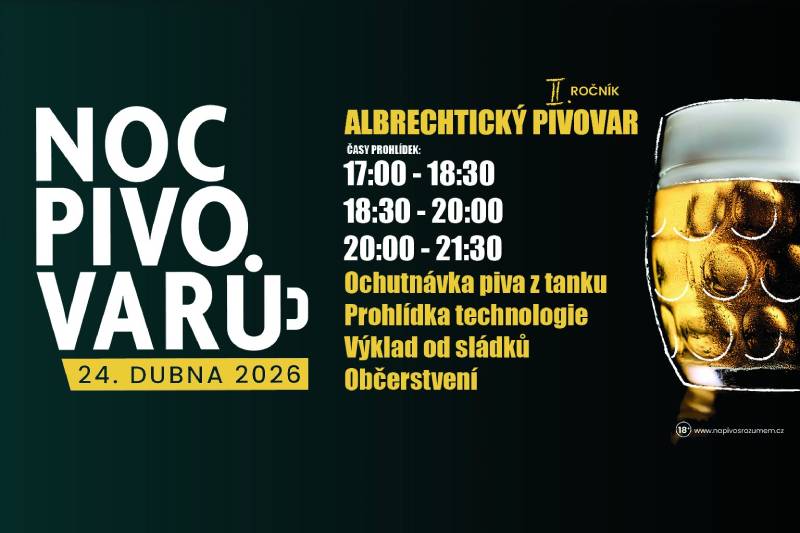 Pozvání na akci - Noc pivovarů