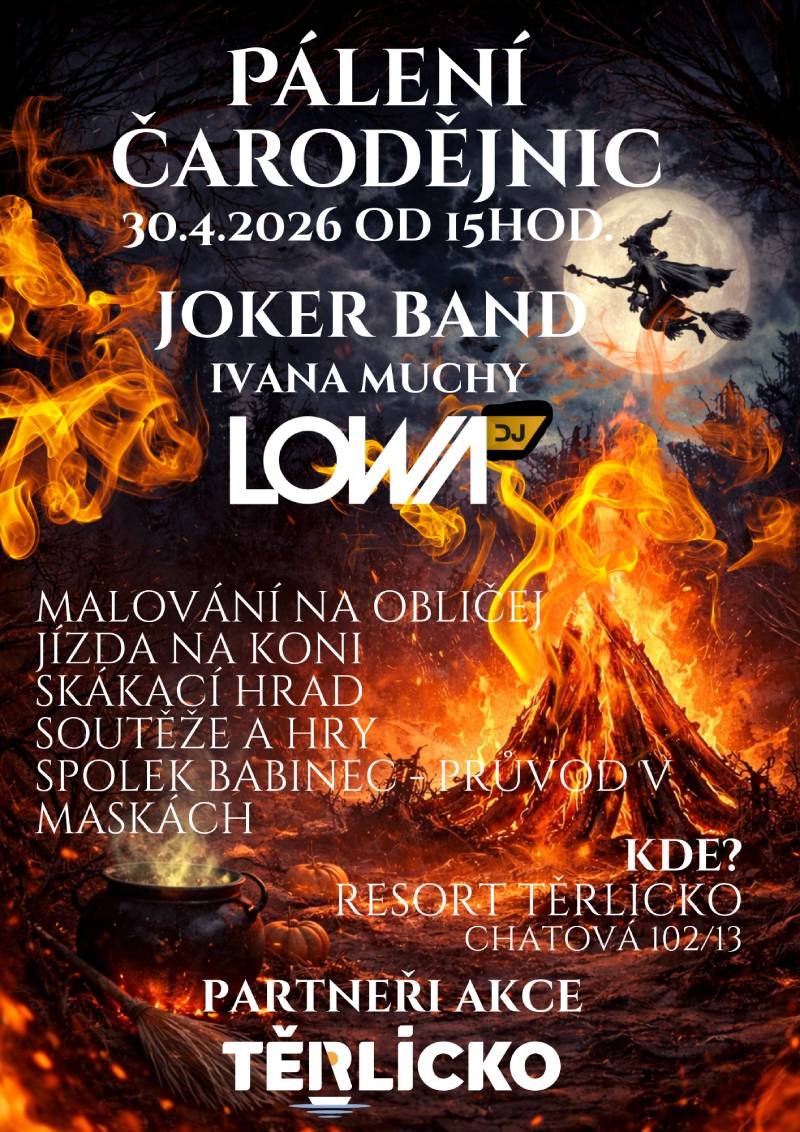 Pozvání na akci - Pálení čarodějnic Těrlicko