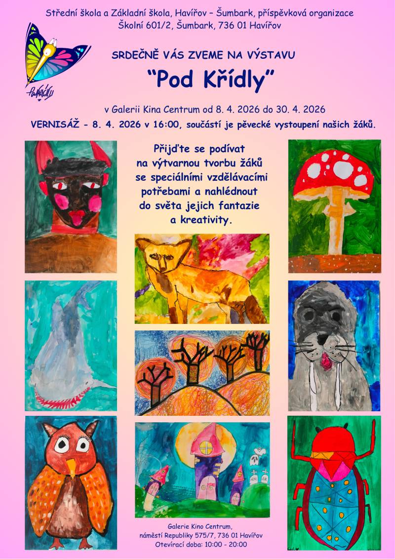 Pozvání na akci - Výstava – Pod Křídly