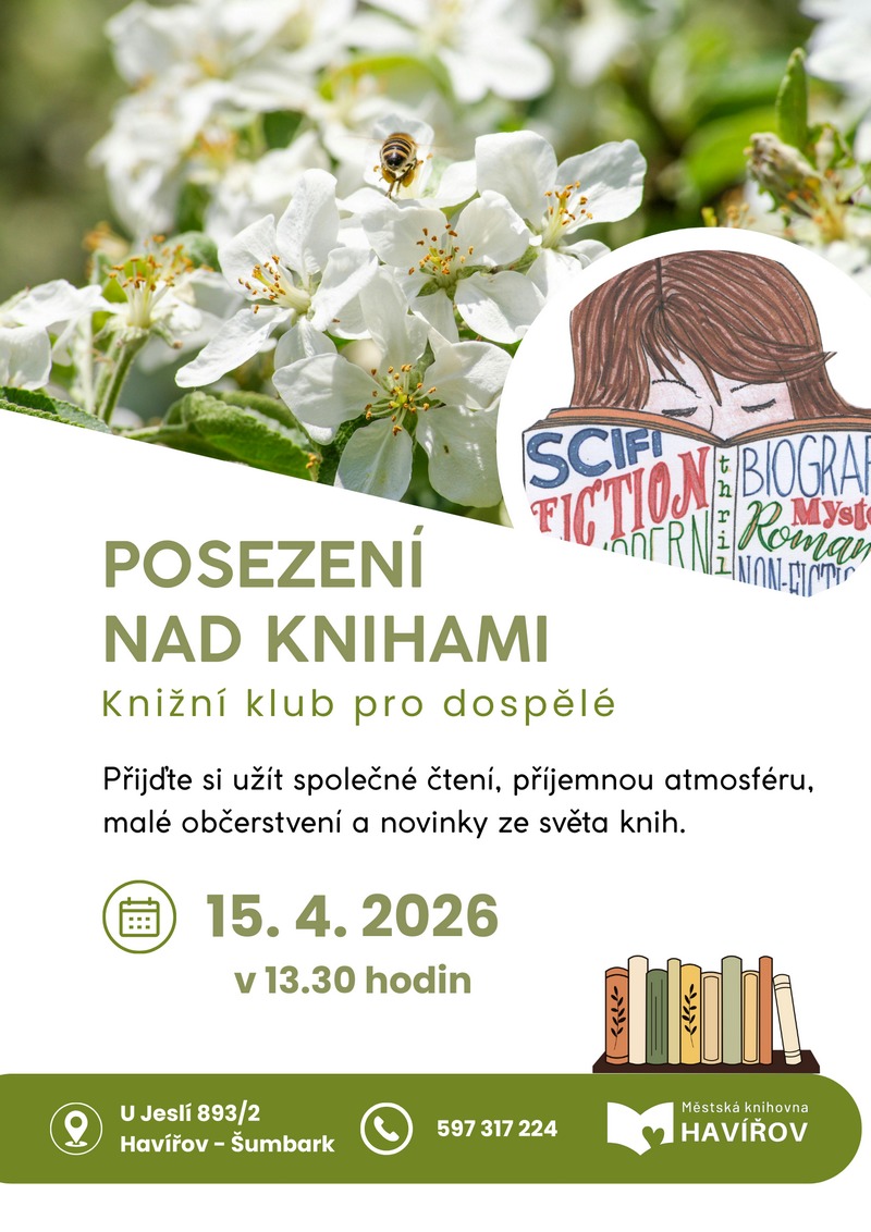 Pozvání na akci - Posezení nad knihami