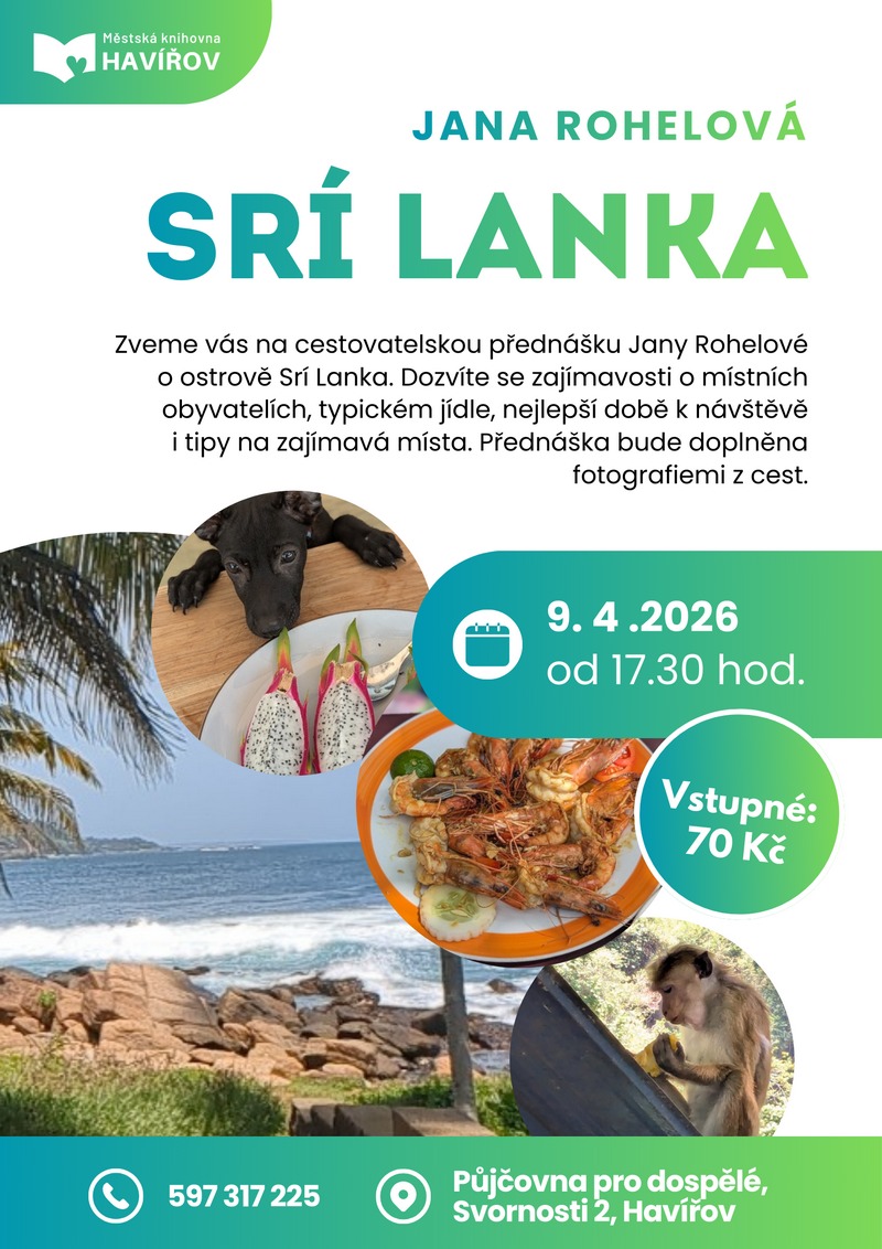 Pozvání na akci - Srí Lanka