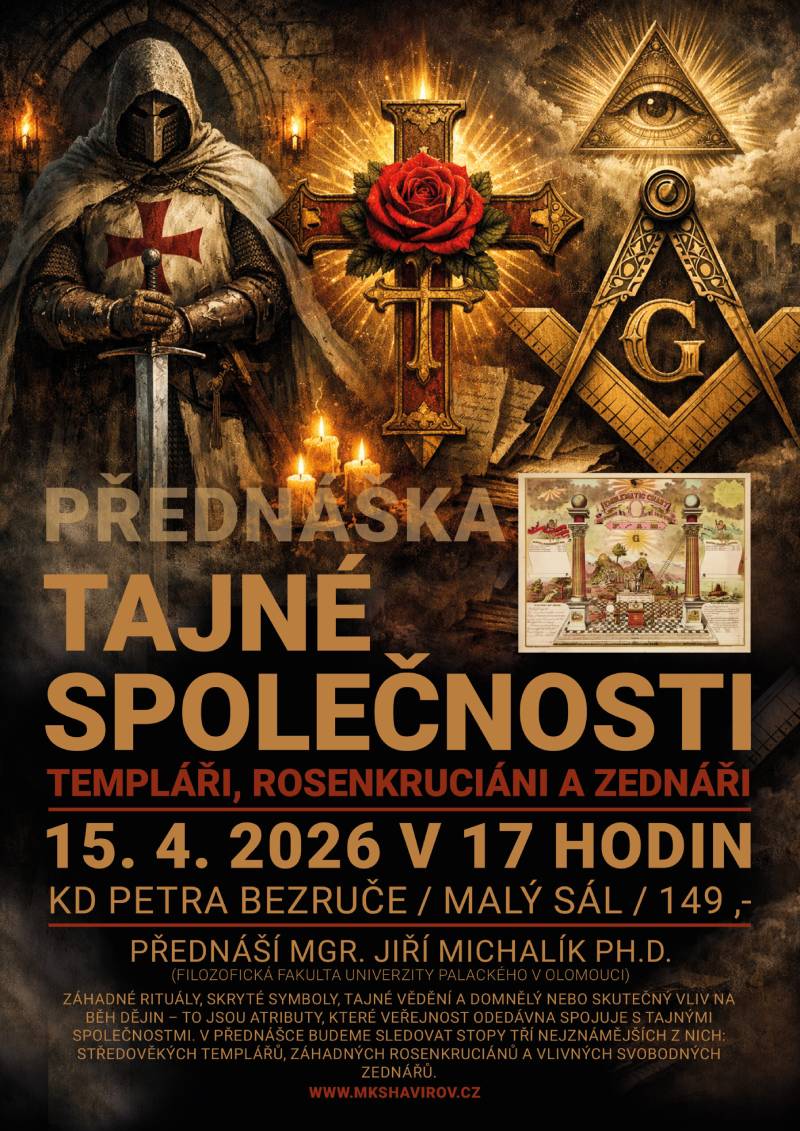 Pozvání na akci - Tajemné společnosti