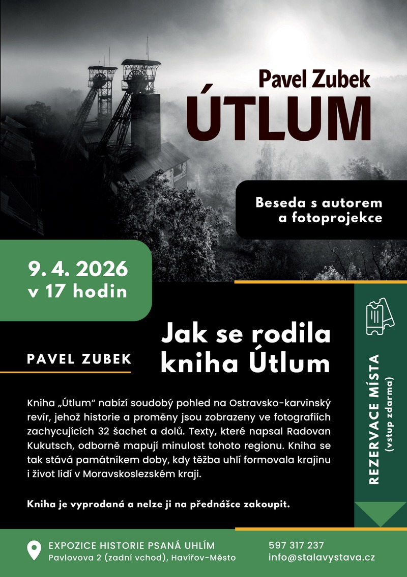 Pozvání na akci - Jak se rodila kniha Útlum
