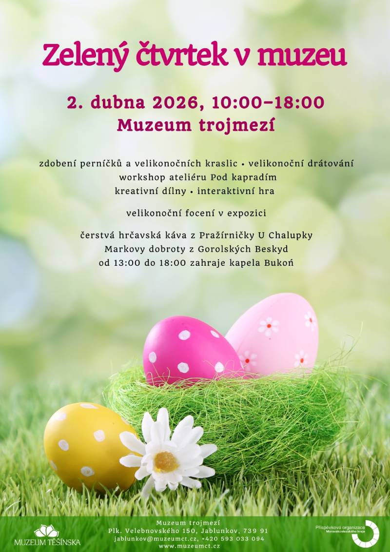 Pozvání na akci - Zelený čtvrtek v muzeu