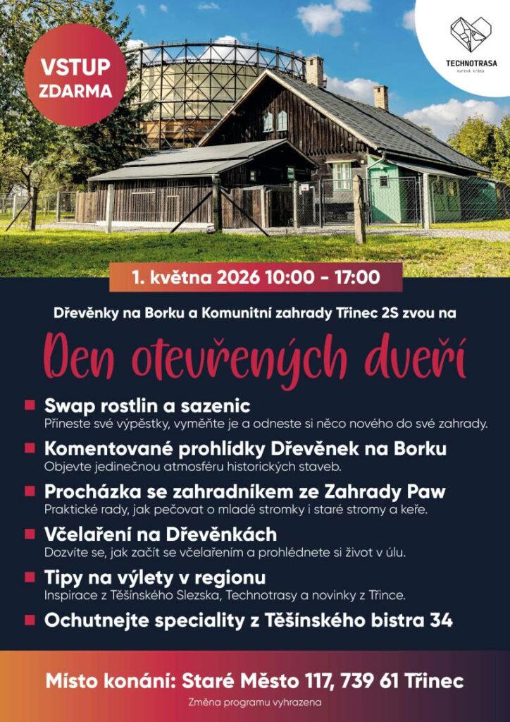 Pozvání na akci - Dřevěnky na Borku - Den otevřených dveří