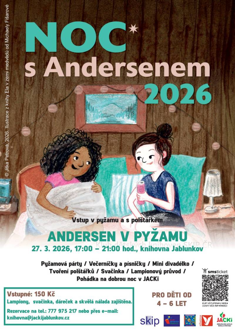 Pozvání na akci - Noc s Andersenem