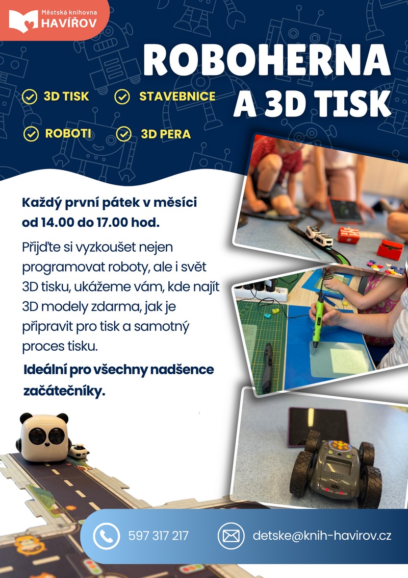 Pozvání na akci - Roboherna